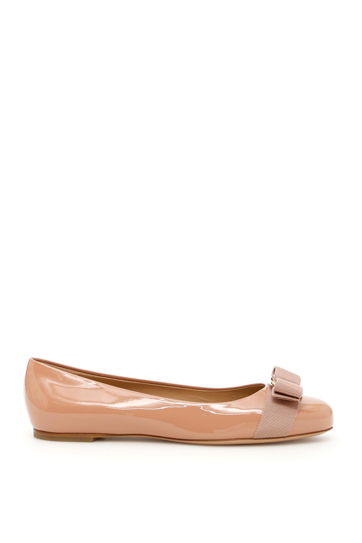 Salvatore Ferragamo - Patent Varina Ballerinas