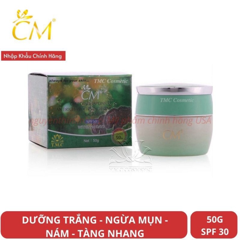 Kem CM linh chi đỏ ChiuMien dưỡng trắng da sáng da ngăn ngừa lão hóa SPF30 50g