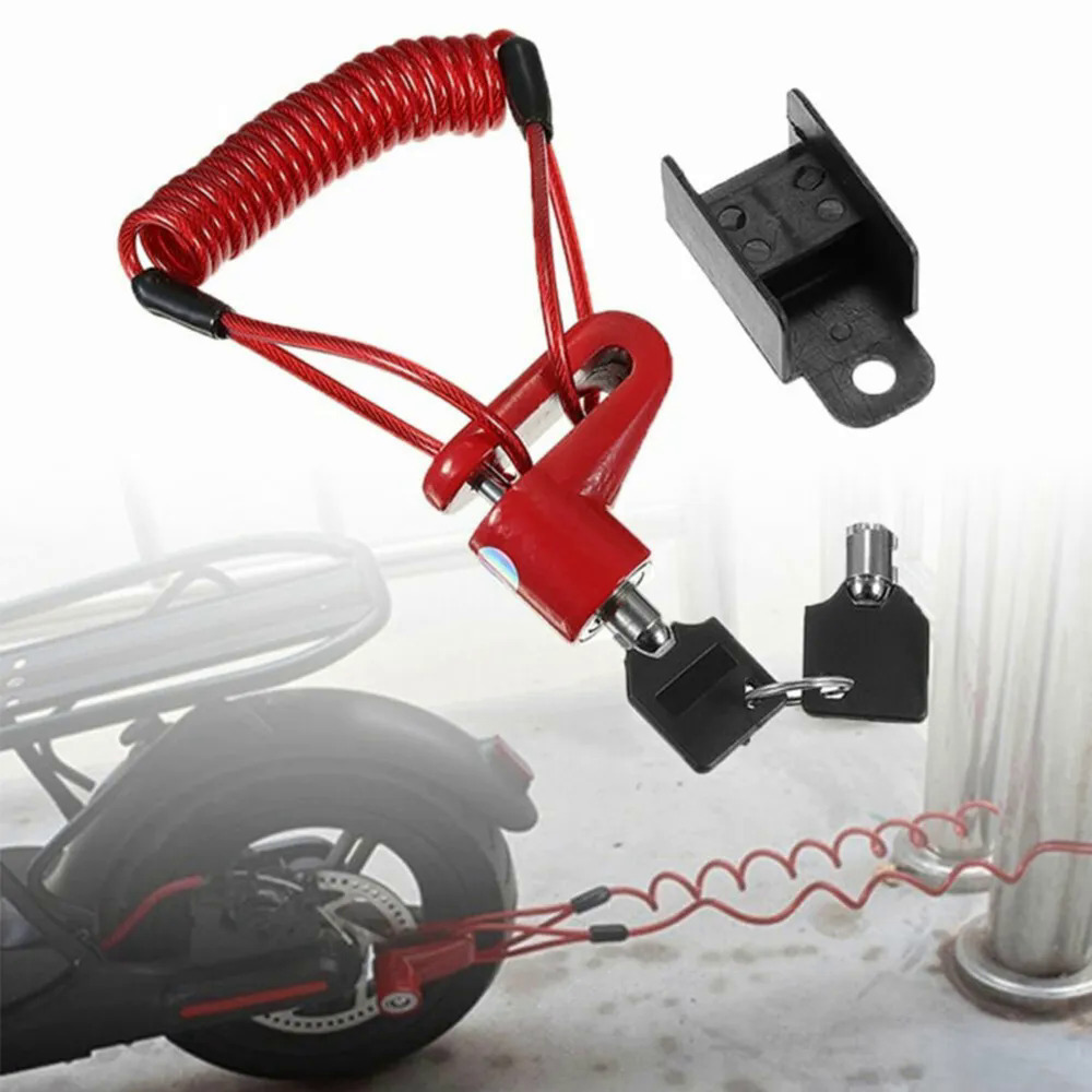 1 Set Anti-theft Bicycle Disc ke Wheels Lock For Mijia M365 Cycling Scooters Motorcycles Accessories