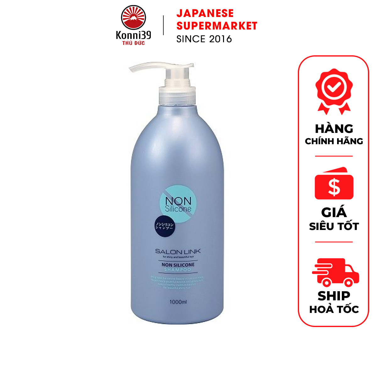 Dầu gội non silicone dành cho tóc khô,uốn,nhuộm kumano