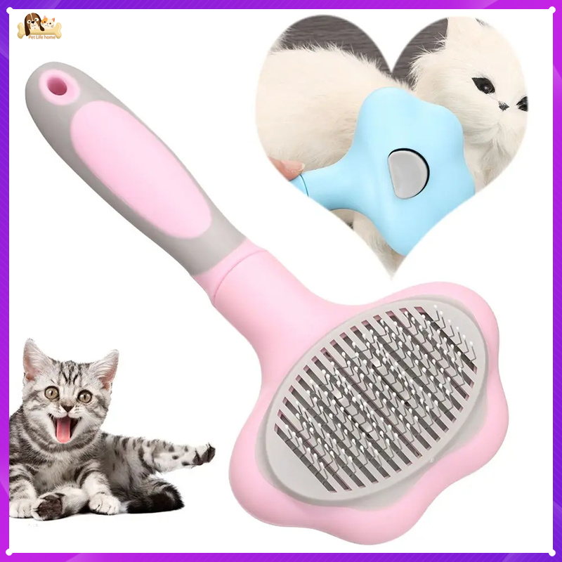 Họa tiết cún cưng lược chải tóc lược mèo chải chuốt lược làm sạch lông lông lược tỉa lông lược chải tóc cho vật nuôi tự làm sạch dụng cụ chải lông họa tiết cún cưng mèo bàn chải tóc chuyên nghiệp hôn lược chải tóc loại bỏ bàn chải làm sạch tóc dụng cụ chả