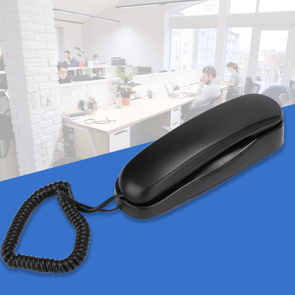 Telephone Dual Magnetic Receiver Landline Phone with 150cm Cable for Home and Office ราคา 269 บาท*ส่งฟรี