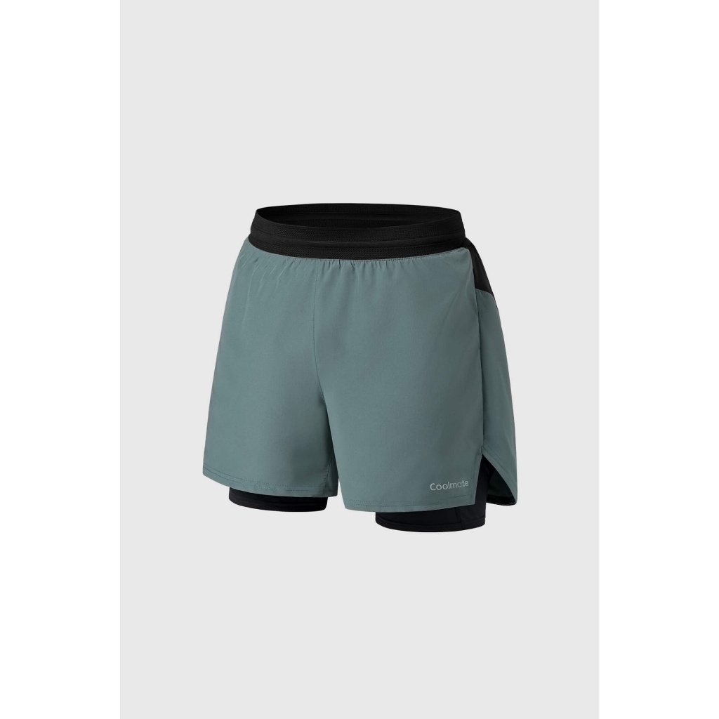 rews Quần shorts chạy bộ 2 lớp Essential Fast & Free Run Coolmate 423