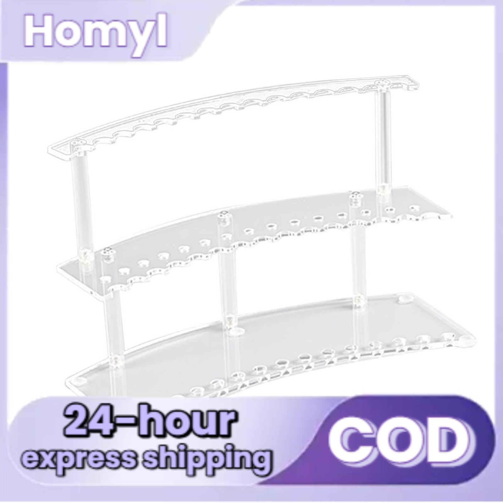 Pen Stand Makeup Brush Rack Decorative Multifunctional Transparent Sturdy Pen Holder for Home Craft Shows School Countertop