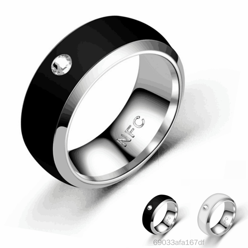 Smart Ring Wearable Technology Waterproof Unisex NFC อุปกรณ์เสริมอัจฉริยะสำหรับคู่รัก 6-13 TF-Ret-TH ราคา 43 บาท*ส่งฟรี