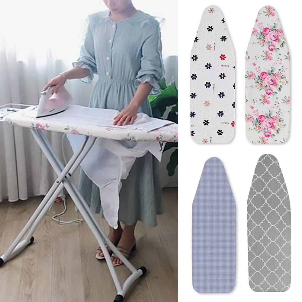 OKDEALS Phổ thông Vải bàn ủi Chịu nhiệt nặng Bền Tấm phủ bàn ủi Đồ giặt Độn in