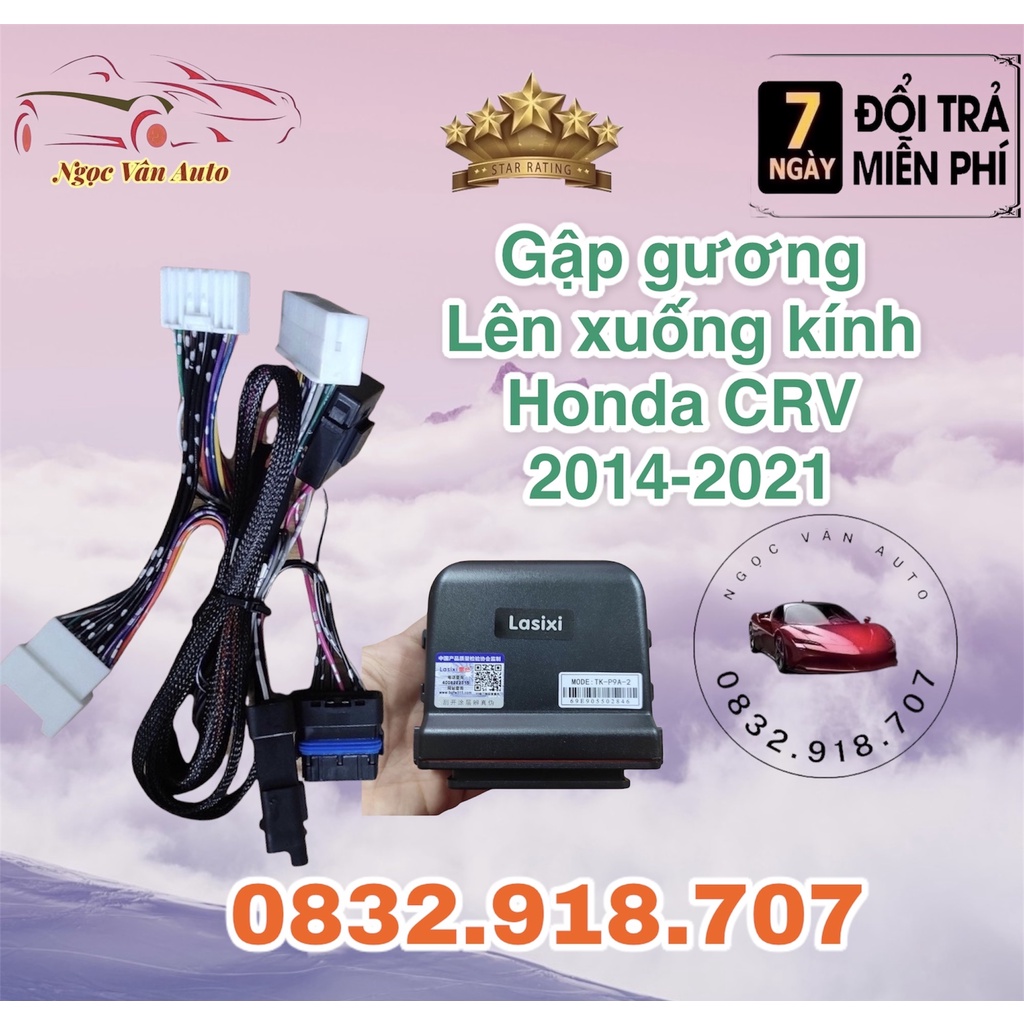 Tự Động Gập Gương Lên Xuống Kính Honda CRV 2014 - 2023 Hãng Lasixi