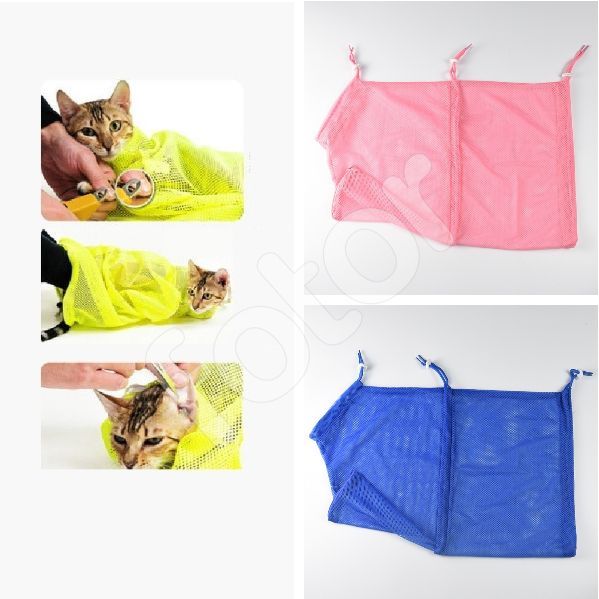 [FREESHIP] TÚI LƯỚI ĐA NĂNG HỖ TRỢ TẮM CHÓ, MÈO TRÁNH BỊ CÀO (8056)