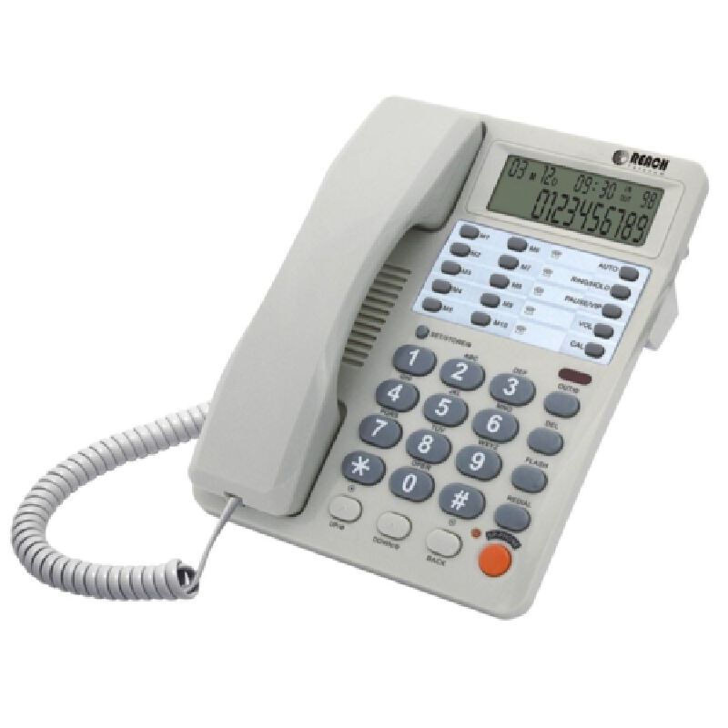 REACH โทรศัพท์ รุ่น CID660-GY สีเทาอ่อน ราคา 690 บาท*ส่งฟรี