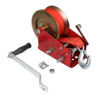 Boat Winch 3500Lbs Capacity Heavy Duty Hand Winch Hand Winch Boat Trailer Winch Manual Winch with 10M(32Ft) Strap