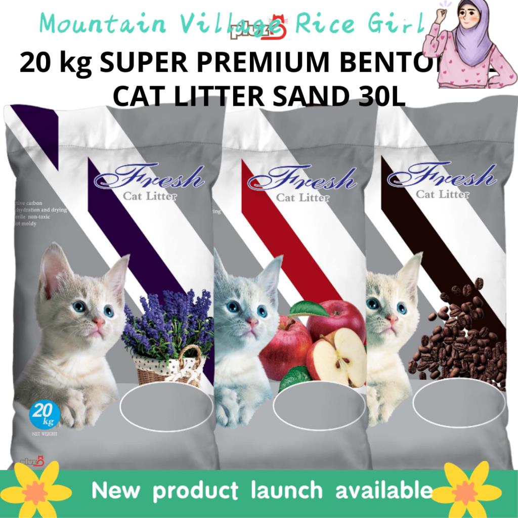 Mountain Village Rice Girl 20KGSUPER PREMIUM BENTONITE CAT LITTER SAND PASIR KUCING MUDAH 30L Harga  123 Ringgit*Penghantaran Percuma