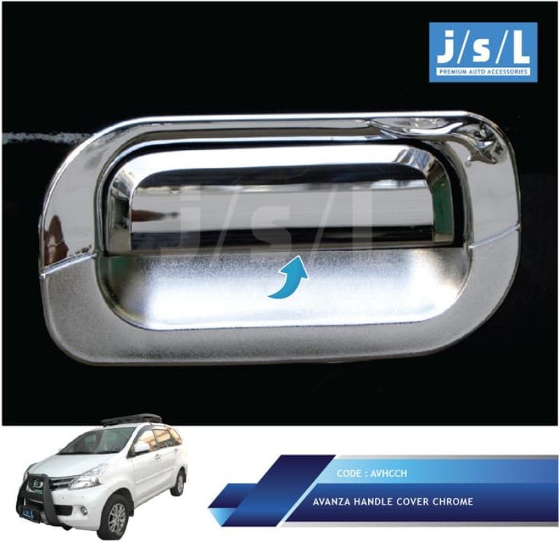 Toyota Avanza 2008 2011 Handle Cover Chrome JSL Harga 35,000 rupiah*Gratis Ongkir