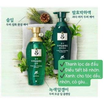 Cặp dầu gội, dầu xả thảo dược Ryo Hàn Quốc .