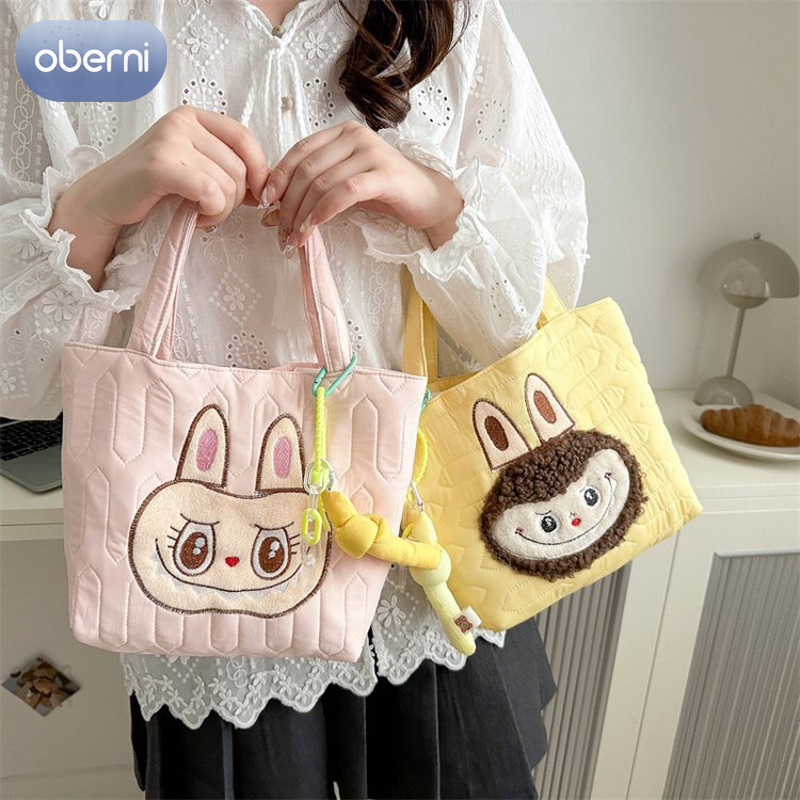 oberni Túi xách trẻ em , vải kéo dễ thương, Túi Đeo Vai Thêu thủ công nặng, túi Mommy Bag phim hoạt hình đơn giản, dung tích lớn