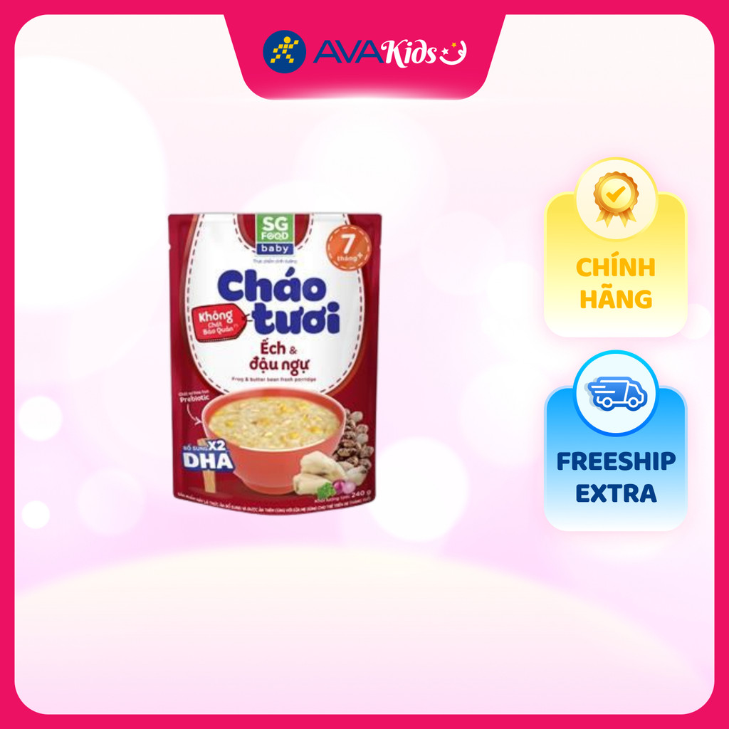 Cháo tươi SG Food Baby gói 240g (từ 7 tháng)