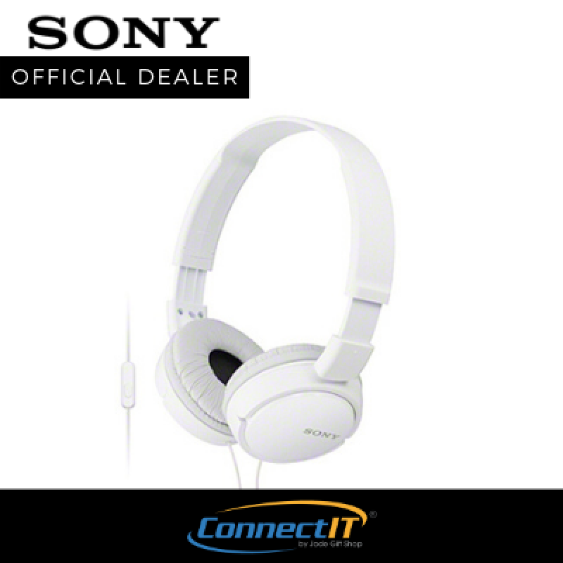 Sony MDR-ZX110AP On Ear Headphone With Mic For Smartphones With 1 Year Local Warranty Singapore