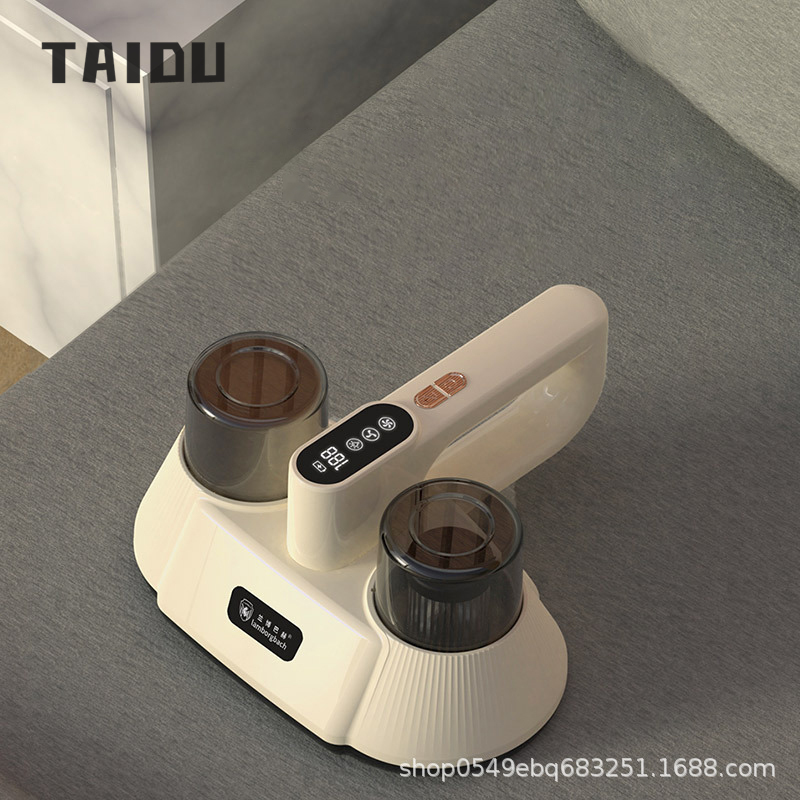New double cup strong suction slapping mite removal device for home use, convenient vacuuming and mite removal, strong power charging ราคา 635 บาท*ส่งฟรี