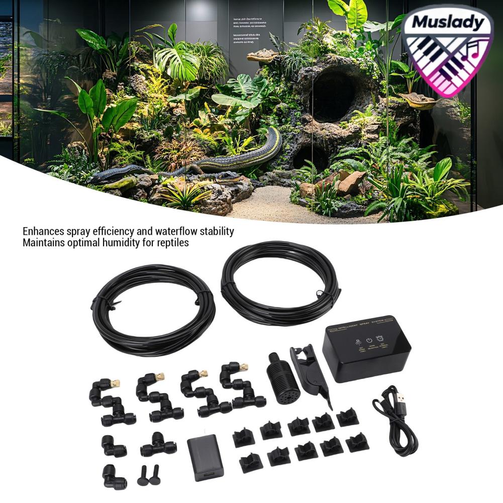 MUSLADY Terrarium Misting System Reptile Mister Automatic Smart สำหรับเรือนกระจก ราคา 1,638 บาท*ส่งฟรี