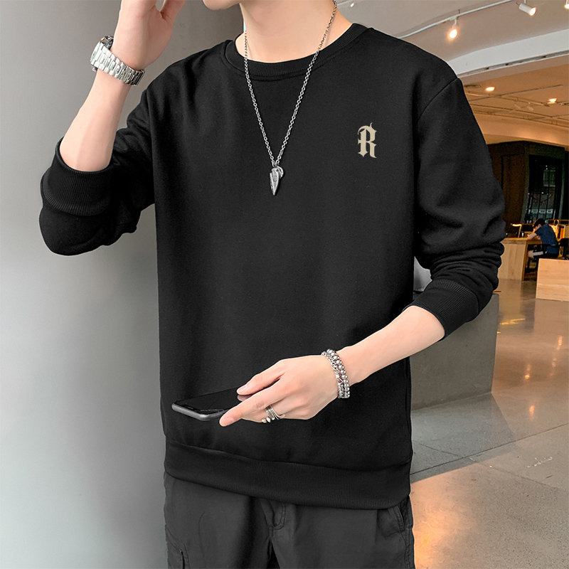 YIPINYOUYOU丨Áo hoodie nam Mới Mùa Thu xuân Áo Thun Dài Tay Áo hoodie nam cổ tròn áo Chui Đầu Có Mũ