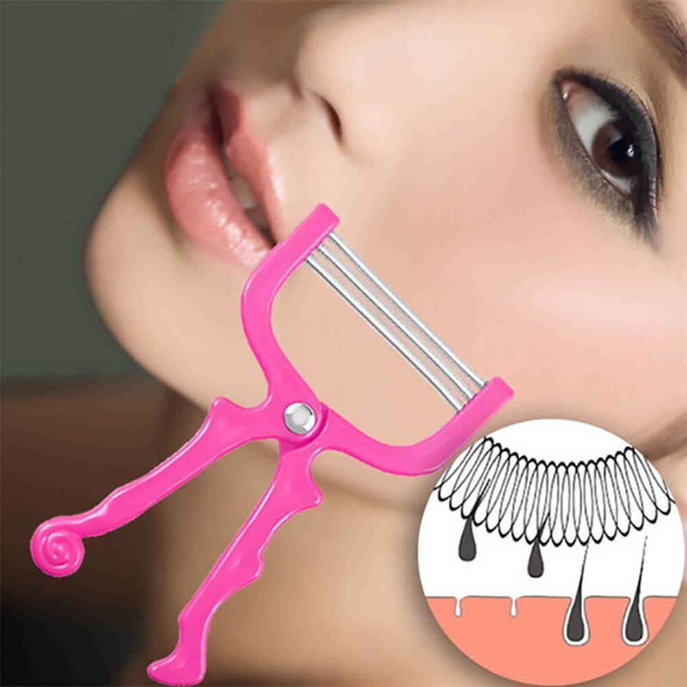 FLIXUE Phụ nữ 1PCS Dụng cụ làm đẹp da Tẩ bào chết An toàn Chăm sóc da Con lăn cạo lông Thanh ren lò xo Dụng cụ tẩy lông Dụng cụ làm rụng chỉ Spring