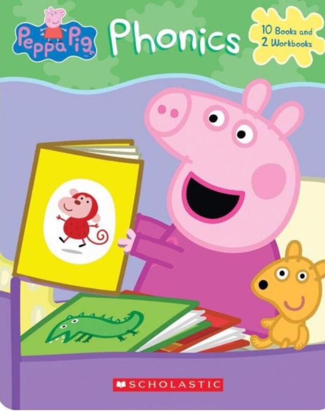 Peppa Pig Phonics (10 books + 2 workbooks)