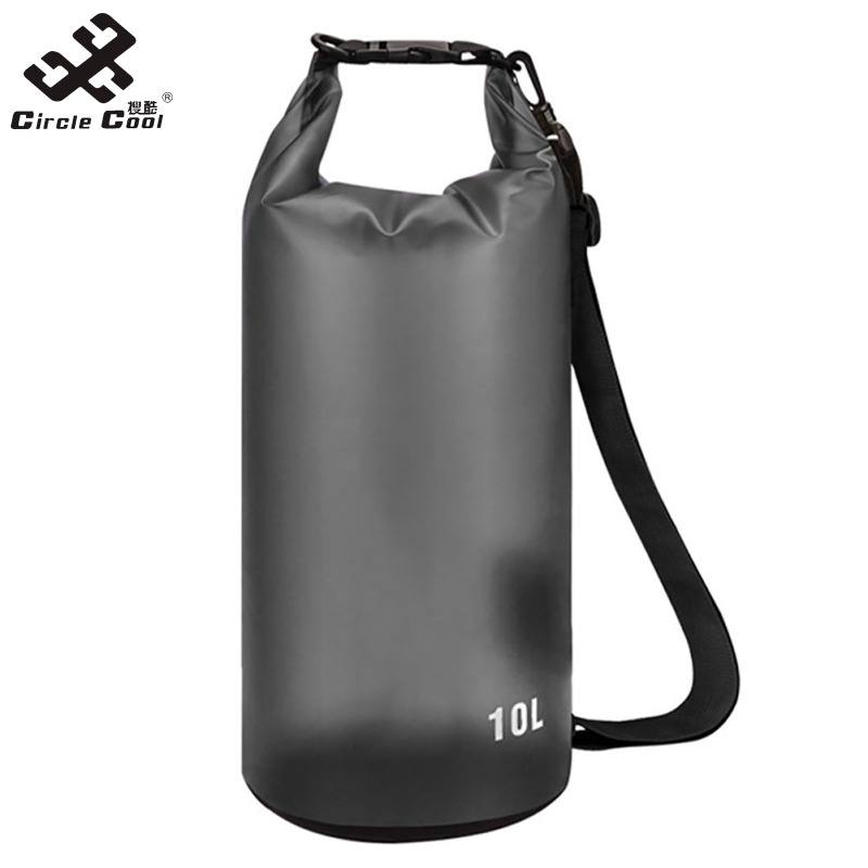 Circle Cool Waterproof Dry Bag Translucent Roll Top Sack Lightweight Portable Rafting Diving Dry Storage Bag For Kayaking Boating ราคา 148 บาท*ส่งฟรี