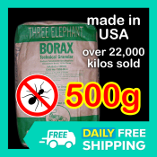 Three Elephant Borax Powder - Multi-purpose Cleaner and Insect Killer