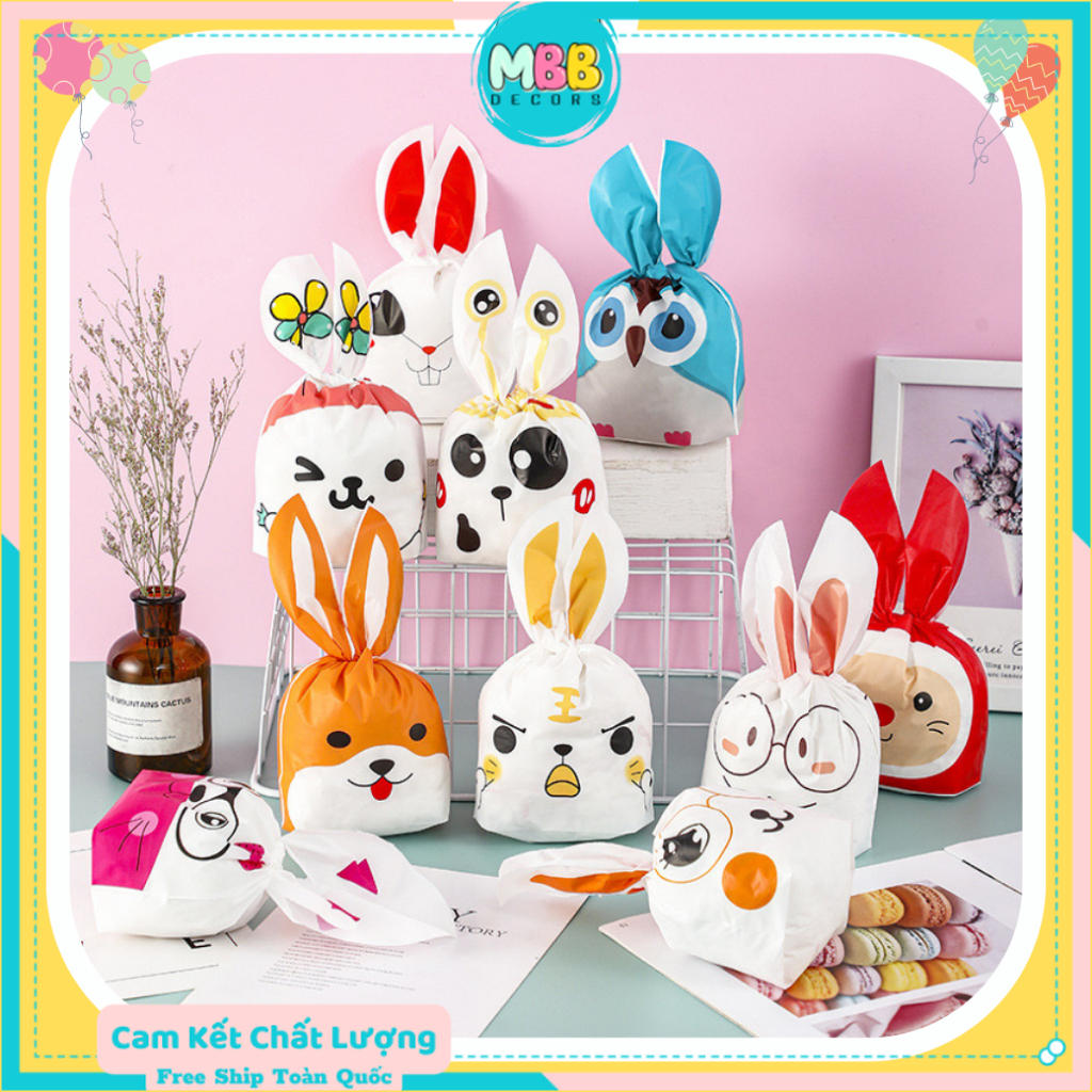 Túi Chia Quà, Bánh Kẹo Sinh Nhật Cho Các Bé, Túi Đựng Bánh Cookie, Túi Đựng Quà Sinh Nhật Nhỏ Xinh MBBDecor