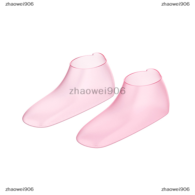 zhaowei906 1 Pair Silicone Moisturizing Gel Heel Socks Exfoliating And