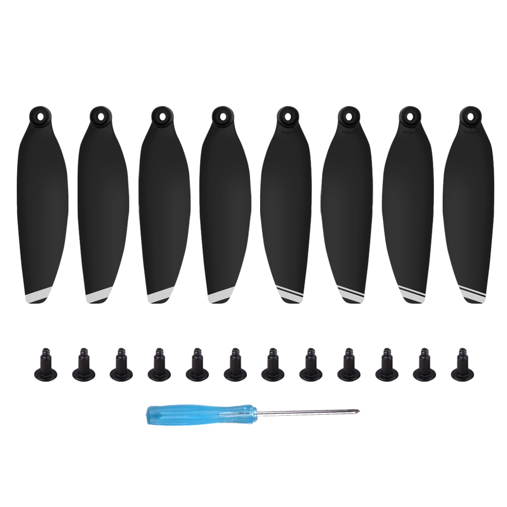 Coolmanloveit 8 cái cánh quạt thay thế cánh tiếng ồn thấp có thể gập lại cho DJI Mavic Mini 2/Mini 2