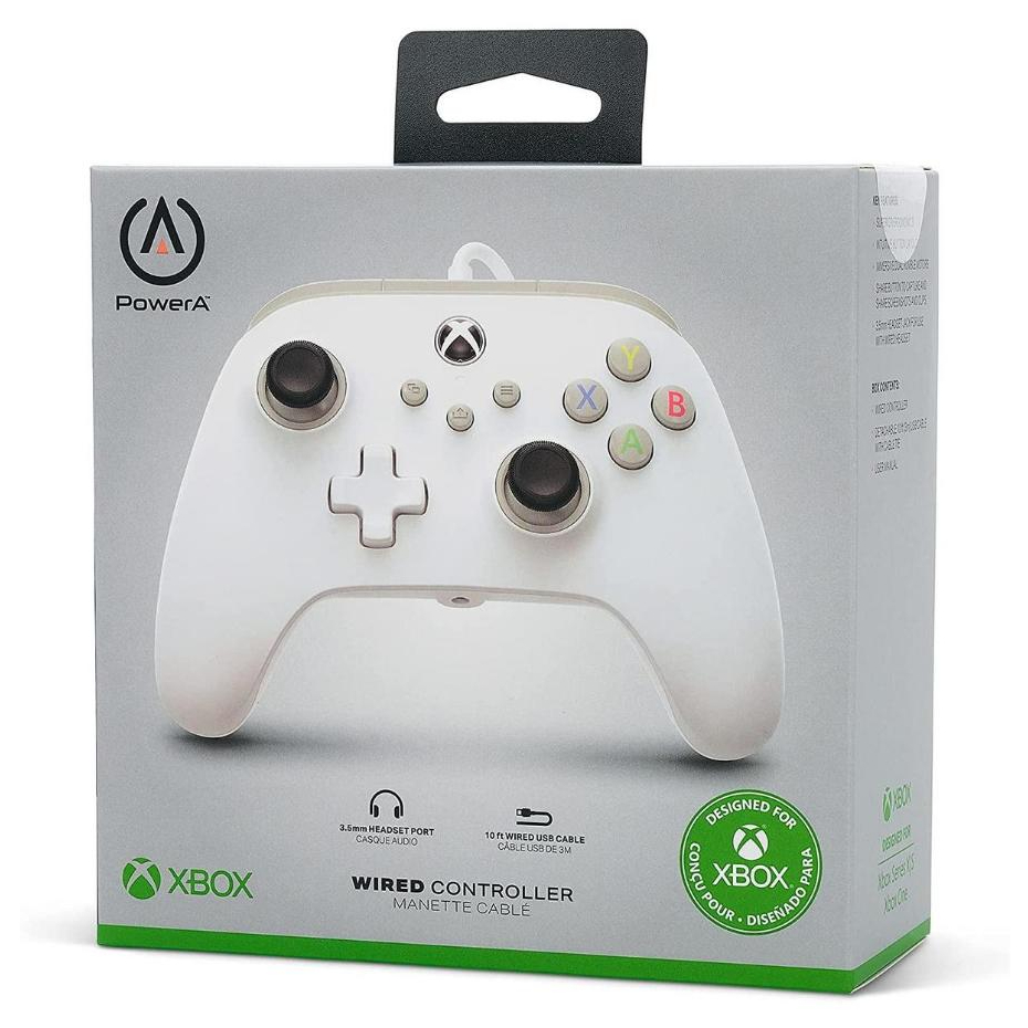 พร้อมส่ง | Xbox One X PowerA Wired Controller For Xbox Series X|S - White (By PowerA Thailand Official) ราคา 1,190 บาท*ส่งฟรี