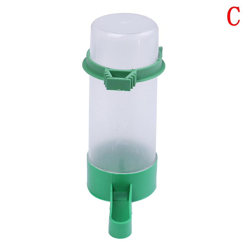 Cangfenlu Pet lồng Aviary Chim Vẹt budgie Canary uống rượu trung chuyển thực phẩm waterer Clip - 2