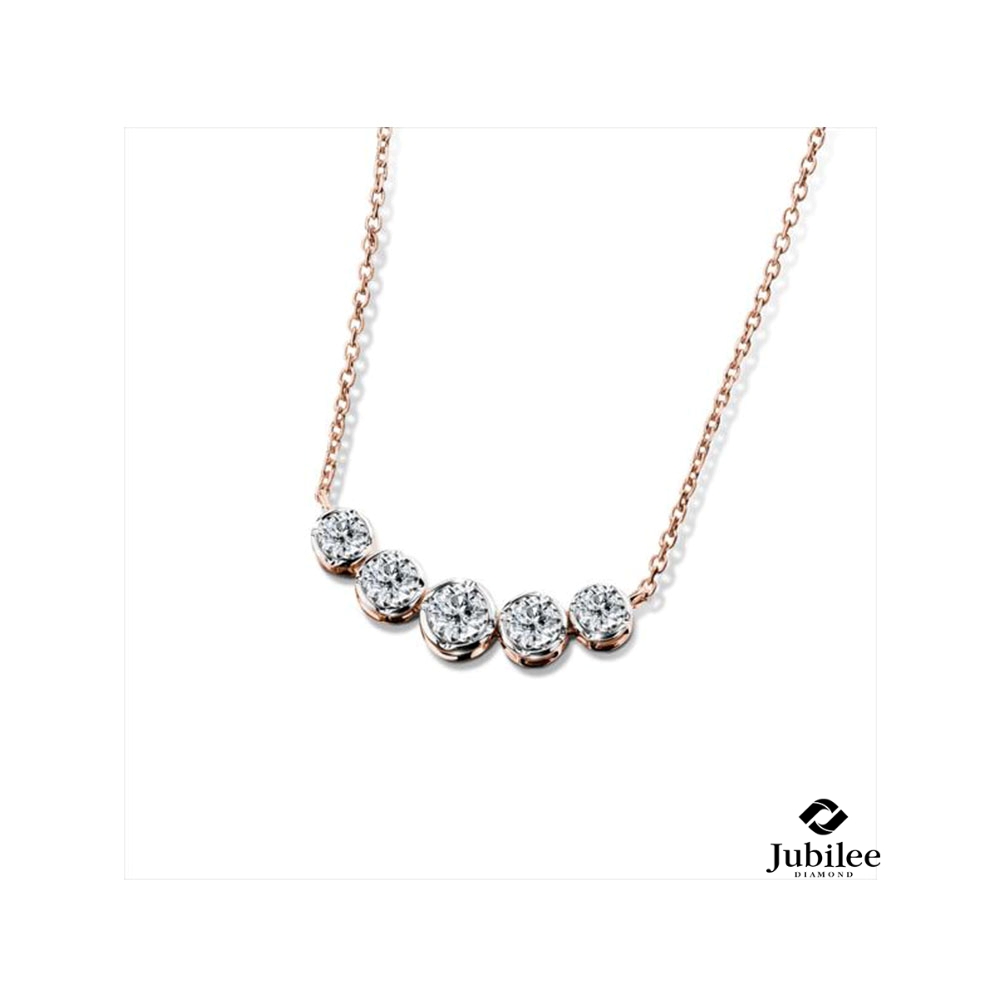 Jubilee Diamond จี้เพชรแท้ Diamond Line Pendant with Chain พร้อมสร้อยคออิตาลี เพชรแท้ เพชรน้ำ 99 ราคา 29,900 บาท*ส่งฟรี