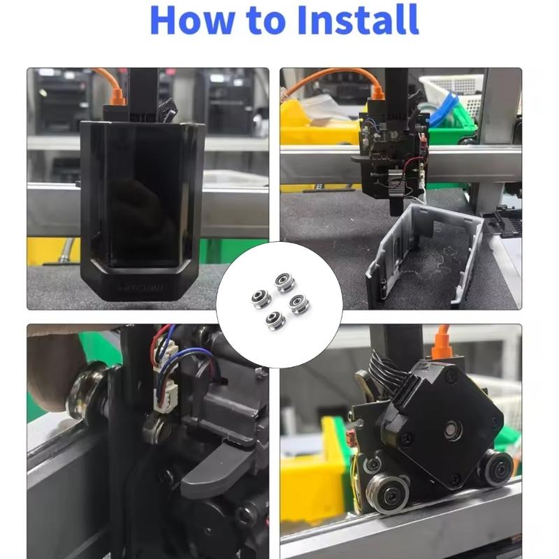 Global 3D Printer Metal Wheel Upgraded For Quiet Action And Decreased Resistance Wear For Kobra3/Kobra2 Series ราคา 205 บาท*ส่งฟรี