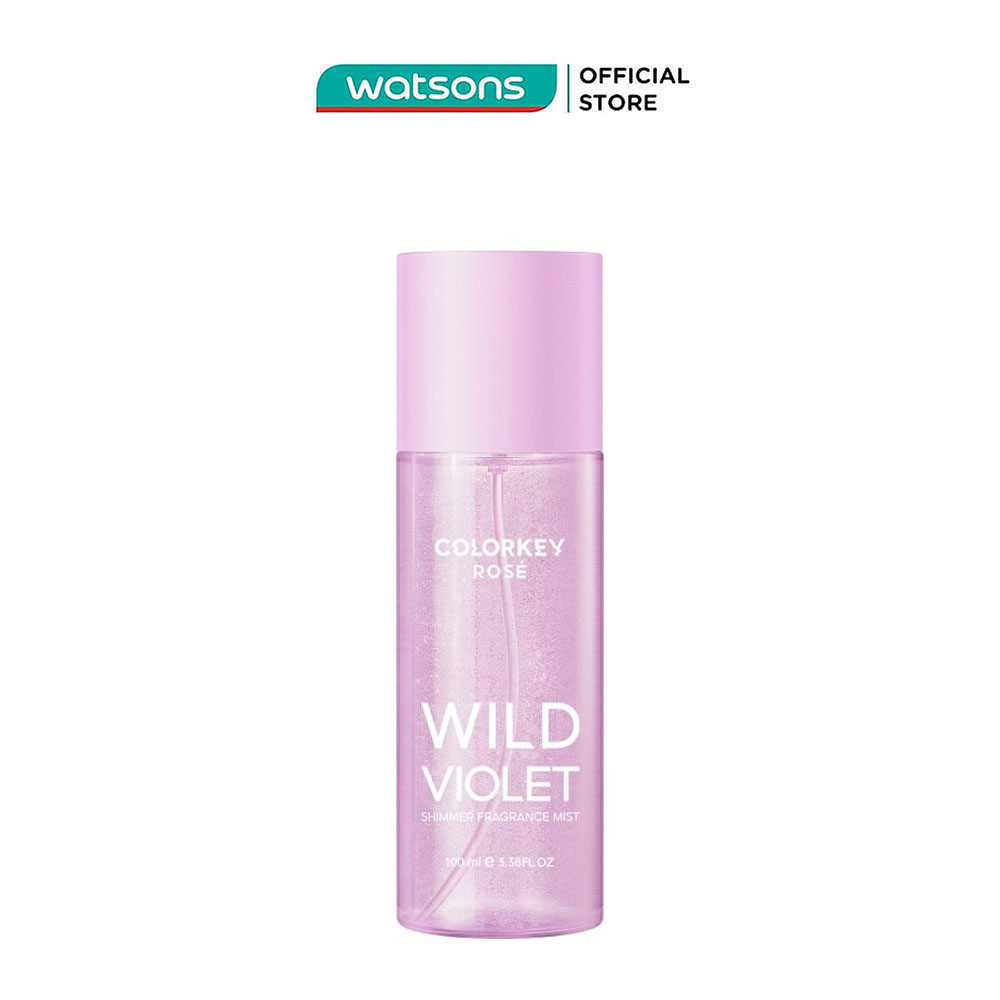Nước Hoa Xịt Toàn Thân Colorkey Rosé Wild Violet 100ml
