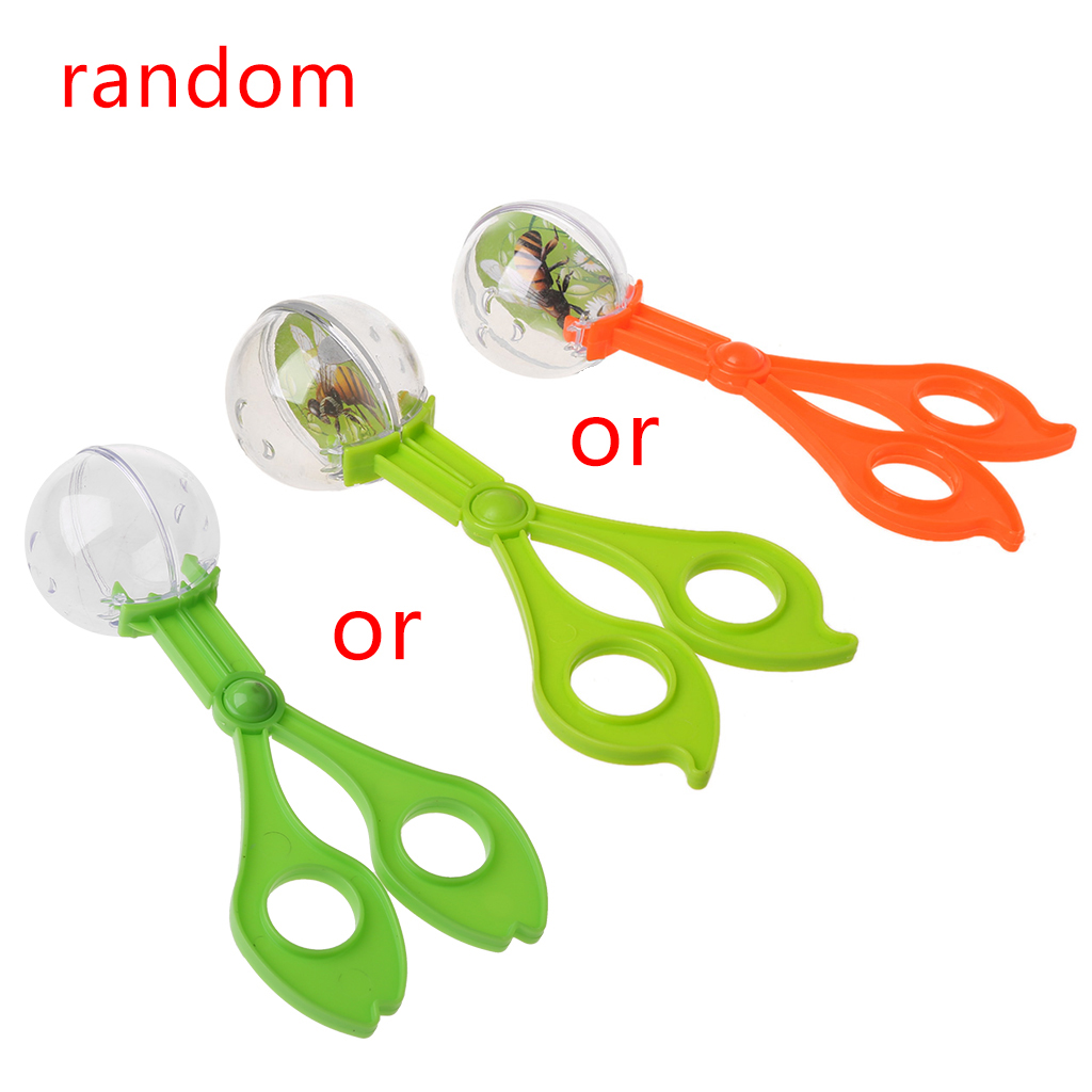 Nhựa Bug bắt côn trùng Kéo Kẹp Nhíp Cho Trẻ Em đồ chơi trẻ em Tiện Dụng