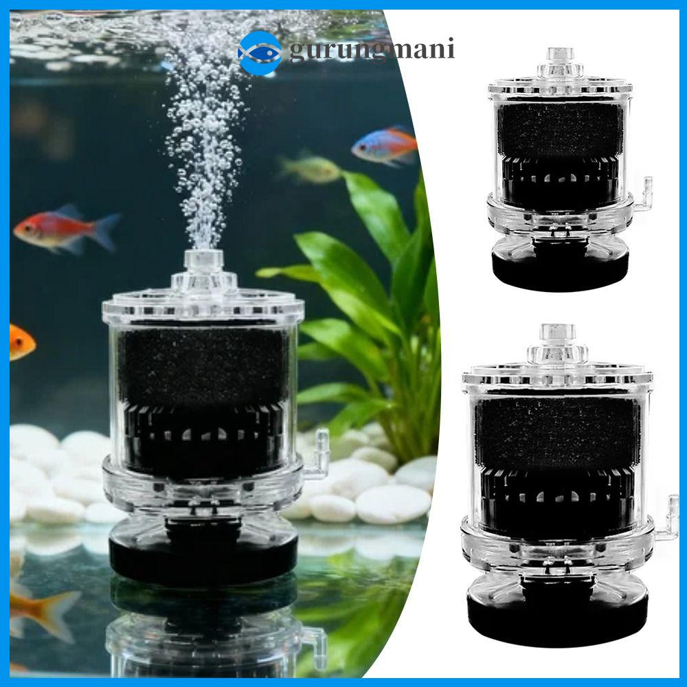 GURUNGMANI Acrylic Bơm Oxy Hồ Cá với hệ thống lọc 3 trong 1 Bộ lọc bọt sinh hóa  Bơm oxy cho bể cá để tăng hàm lượng oxy trong nước