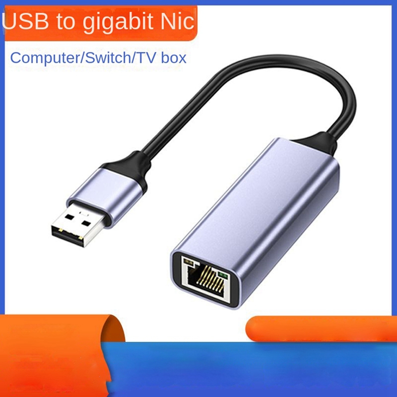 USB To RJ45 Ethernet Adapter Network Adapter USB3.0 PC Internet USB 1000Mbps Fit For Laptop/TV Box