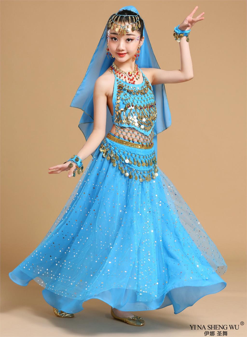 BELLY DANCE HAREM Pants Chiffon Bollywood Arabic Dancing Costume Rotation  Gold $18.37 - PicClick AU