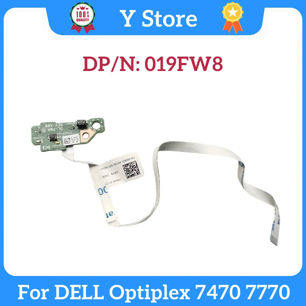 Y Store NEW Original For DELL Optiplex 7470 7770 All-in-one Series Power Button Board 019 FW8 19 FW8 100% Tested Fast Ship