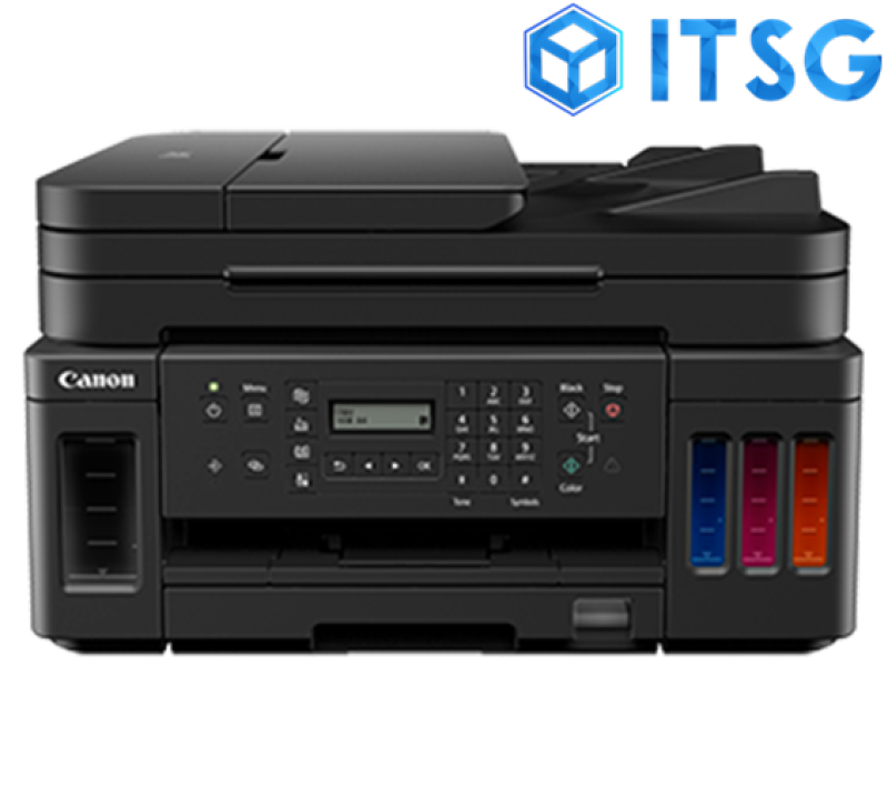 Canon PIXMA G7070 Refillable Ink Tank Wireless All-In-One with Fax Inkjet Printer (Local 2 Yr Warranty) Singapore