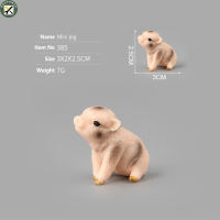 BouPower Simulation Pig Action Figure Kids Cute Piglet Figurines Farm Animal Model Ornaments Toys For Home Decoration