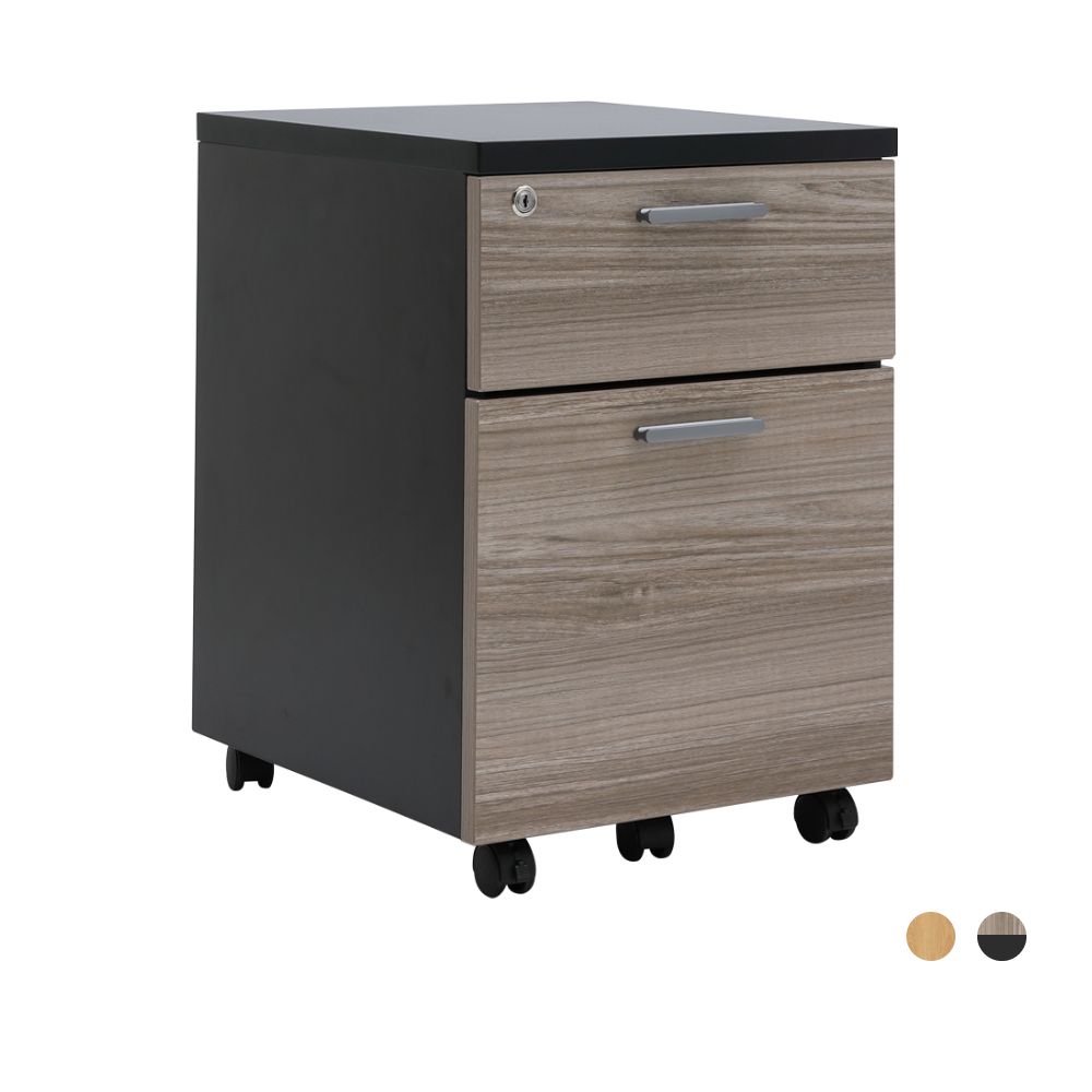INDEX LIVING MALL AKTIV Mobile Pedestal 2 Drawers - Light Oak ราคา 3,060 บาท*ส่งฟรี