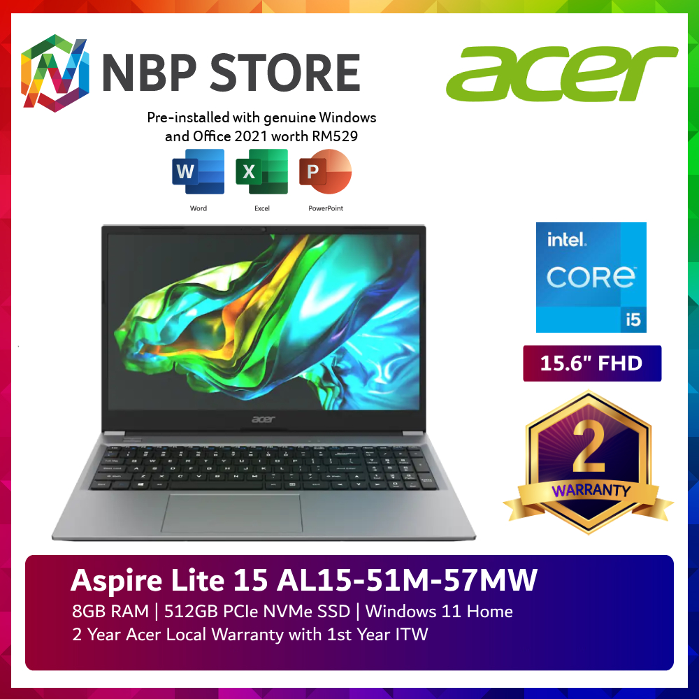 Acer Aspire Lite 15 Price in Malaysia & Specs - RM1849 | TechNave