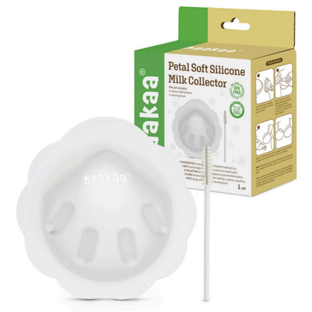 Haakaa Petal Soft Silicone 30ML Milk Collector Discreet Leak-Protection Breast Milk Saver Reusable For Breastfeeding