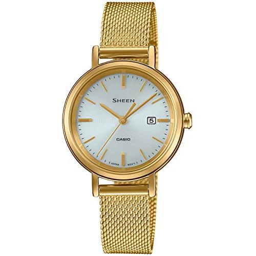 Casio sheen hot sale gold watch