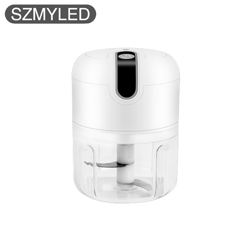 Electric Mini Food Chopper, Portable Veggie Chopper, 250ML Garlic Grinder Masher, Wireless Food Processor, USB Rechargeable Onion Chopper For Ginger, Chili, Fruit