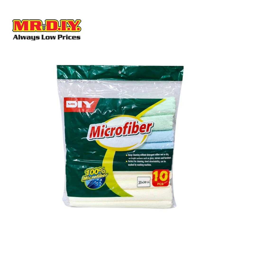มิสเตอร์.ดี.ไอ.วาย. ผ้าเช็ดครัวอเนกประสงค์ ไมโครไฟเบอร์ (10 ชิ้น/แพ็ก) ราคา 75 บาท*ส่งฟรี