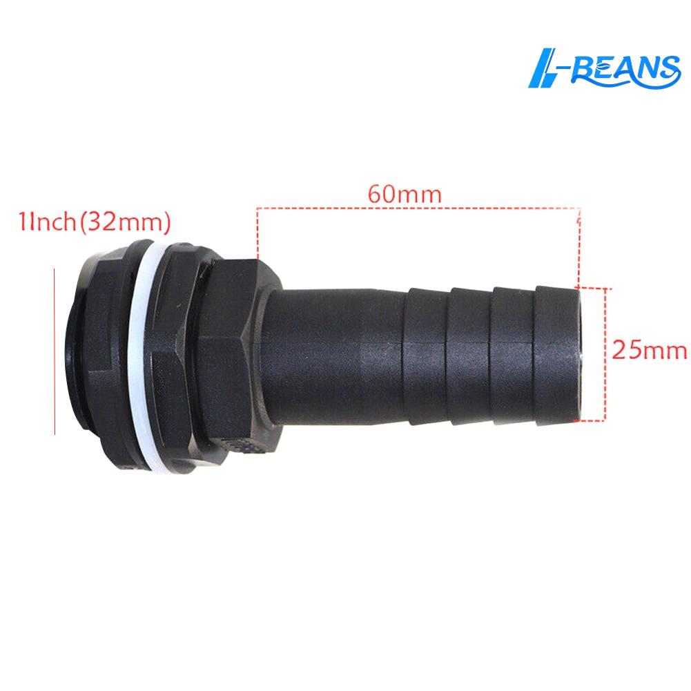 【BEUMK】 1 Inch Overflow Connector for Water Butttank with Washer and Lock Nut Plastic ราคา 120 บาท*ส่งฟรี