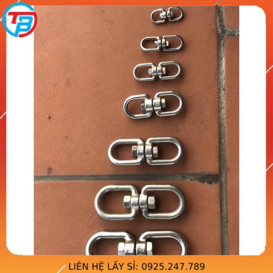 Ma ní Xoay INOX 304 Phi 4 5 6 8 10 12 14 16 - Cáp Thép Thái Bình Vina